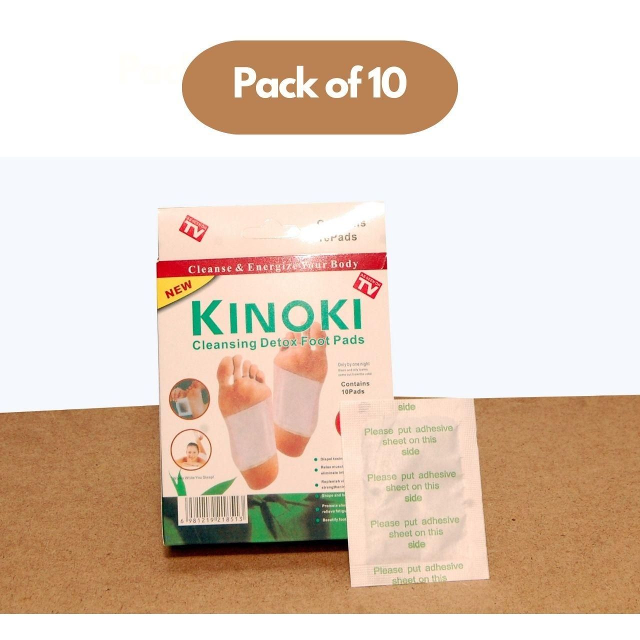 Herbal And Gentle Ingredient Detox Foot Pads (Pack of 10)